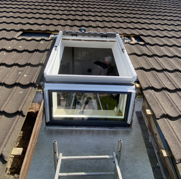 Montáž fasádní sestavy Velux